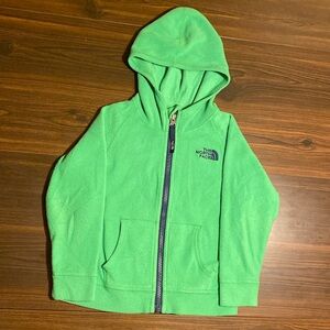 Kids North Face full zip hoodie Size 4T